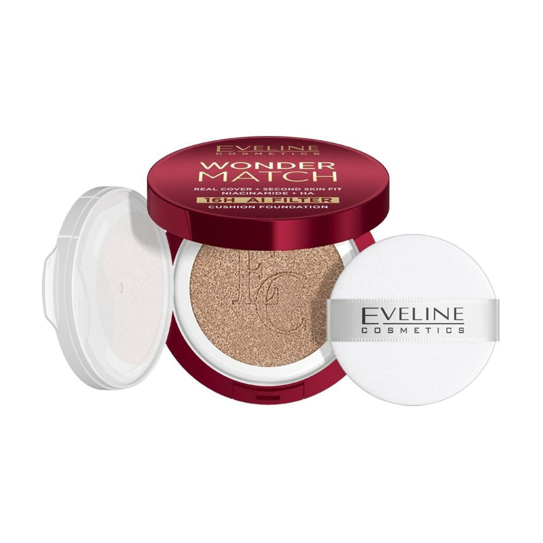 Тональна основа-кушон для обличчя Eveline Cosmetics Wonder Match 01N Ivory, 15 г